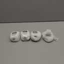 Keche Cotton Yarn, 60% Cotton 40% Acrylic Yarn, Soft Cotton Yarn for Crochet and Knitting, Amigurumi Yarn 4 Skeins/Balls [1.76 Oz (50g) / 180 Yrds (165m)]  4 Pack - White