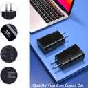 6-Pack USB Charger Fast Charging Block, Android Phone Rapid USB Wall Charger Compatible with Samsung Galaxy S21/S20/S10/S10e/S10 Plus/S9/S9 Plus/S8/S8 Plus/S7/S6/Note 10/Note 9/Note 8,LG,HTC iPhone