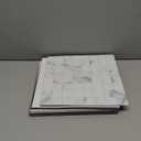 Marble Kitchen Peel and Stick Backsplash Square Mosaic Wall Tiles(White 10PCS)