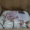 Madison Park Floral Cotton Shabby Chic Comforter Set, 8PC Queen Bedding Set, Cassandra Blush