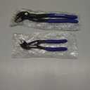 WORKPRO 7" & 10" Water Pump Pliers Set, V-Jaw Quick Adjustable Groove Joint Pliers, CR-V Tongue and Groove Pliers for Home & Industrial Repair, Push-Lock, Soft Grip, Upgraded Wide Opening