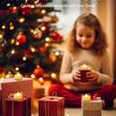 Homemory 24-Pack Flameless LED Tea Lights Candles Battery Operated, 200+Hour Fake Electric Candles TeaLights for Votive, Halloween, Ofrenda, Diya, Wedding Centerpiece Table Decor, Funeral, Christmas (Warm White Light, White Base)