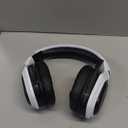 Ozeino 2.4GHz Wireless Gaming Headset for PC, Ps5, Ps4 - Lossless Audio USB & Type-C Ultra Stable Gaming Headphones with Flip Microphone, 40-Hr Battery Gamer Headset for Switch, Laptop, Mobile, Mac (Black and White)