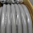 1 Inch Liquid-Tight Conduit and Connector Kit - 100 FT Non-Metallic Electrical Conduit with 5 Pcs 180 Straight and 5 Pcs 90 Angle Fittings