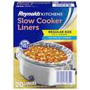 Reynolds Kitchens Slow Cooker Liners, Regular (Fits 3-8 Quarts), 20 Count