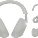 3-Pack Soft Silicone Case Covers for Sony WH-1000XM6 Headphones  Anti-Scratch, Sweat-Resistant Ear Pad, Headband & Ear Cup Covers, Washable Accessories (Silver)