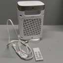 DREO Atom One Space Heater with Remote, 70Oscillating Electric Heaters with Digital Thermostat, 1500W PTC Ceramic Heater, 12h Timer, Quiet Safety Heating, Portable Heater for Home Office (Standard, Starlight)