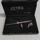 Harder & Steenbeck Airbrush  ULTRA 2024 - German-Engineered Dual Action Painting Set with Gravity Feed - 0.45mm Self-Centering Nozzle - 5ml Paint Cup - 120231