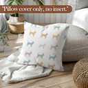 2 x Colorful Chihuahua Throw Pillow Covers 18x18, Chihuahua Gifts for Women Men, Dog Lovers Gifts Decorative Pillow Covers, Cute Dog Pillowcases Cushion Case for Home Couch Bedroom Decor