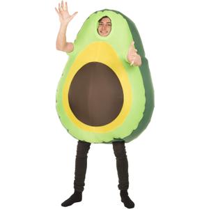 Morph Inflatable Avocado Costume Adult, Avocado Costume Men, Fruit Halloween Costumes Adult, Inflatable Food Costume