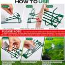 Qualirey 8 Pcs Outdoor Gopher Trap Easy Set Mole Trap Weather Resistant Gopher Killer Vole Killer for Lawn Garden Farm (Green)