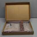 MUDEELA Plant Stand for Indoor Plants: Adjustable Width Fits 8–12 Inch Pots - Mid Century Modern Bamboo Plant Stand - 14.5 Inch Single Tier Small Floor Plant Holder, Dark Brown, 1 Pack (Without Pot)