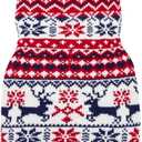 Christmas Dog Sweater, Winter Warm Antlers Hoodie Knitwear Pullover Dog Clothes for Cold Weather, Cute Ugly Holiday Pet Costume Outfits with Leash Hole for XL Dogs, Puppy, Cats