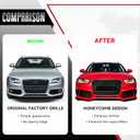Front Upper Grill for Audi A4 / S4 B8.5 Facelift Models 2013-2016