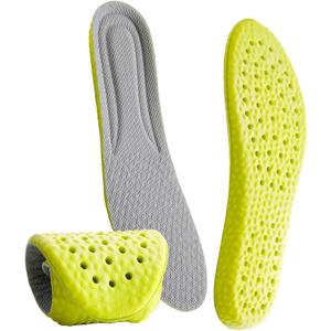 Shoe Insoles Memory Foam Arch Support Inserts Soft Sports Insoles Cropable Breathable Replacement Insoles Comfortable Shock Absorption Insoles for Men Women Adults Running Shoes(7~10.5)