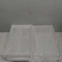 Mano 2Pack Clear Fridge Drawers Pull Out Stackable Refrigerator Drawer Organizer Bins Pantry Storage Box Plastic Food Containers for Kitchen Bathroom Office Closet (2pack-Large)