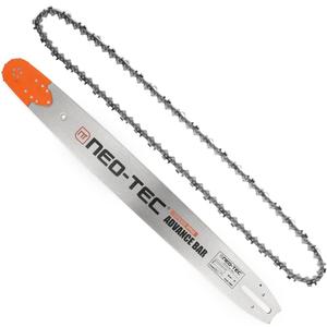 NEO-TEC 28 Inch Laminated Chainsaw Guide Bar Saw Chain Combo 3/8 Pitch 0.063 Chain Gauge 92DL for Oregon 283RNDD025 Fit for Stihl MS660 381 MS441
