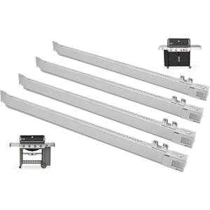 67490 Genesis 2 Burner Tubes for Weber GS4 Genesis II Parts 66071 67488 66073 67265, Replacement for Weber Genesis II E410 E435 S435 SE410 E210 LX E240 LX S240 E610, Genesis 300 & 400 (2022 YRS), 4PCS