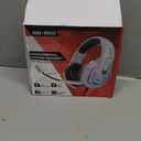 YPBDAN Gaming Headset for PS5, PS4, Xbox Series X|S, Xbox One, PC, Switch, Mac - RGB Over-Ear Headphones with 7.1 Surround Sound, Noise Cancelling Mic, 50mm Drivers & Memory Earmuffs for Nintendo 64