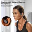 OpenAir, Open Ear Bluetooth Headphones | More Stylish Open Ear Earbuds with Premium Acoustics | 12 Hours Playtime for Earbuds | Clear Call with AI ENC and Ideal for Office and Outdoors