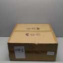 Modern Black Farmhouse Chandeliers with Frosted Glass Shaded, Vintage Ceiling Light Fixtures for Dining Room, Rustic Chandelier 4-Lights Pendant Light for Entryway, Foyer, Kitchen, Bedroom, E26 Bulb