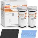 20 Pack 5 in 1 Lipid Test Strips for URIT PSF-30 Cholesterol Tester Meter, 20 Official Test Strips for Home Use