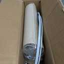Lampshades Set of 2, Natural Linen Drum Lampshades, 10.24" Top x 10.24" Bottom x 7.48" High, Lamp Shades Replacement for Table and Floor Lamps, Easy Assembly Required(COLOR: Beige)