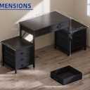 Pamray 63 Inch Computer Desk with 8 Drawers for Study Writing Work