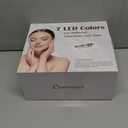 SDKWDH Led Face Mask Light Therapy, 7-1 Colors LED Facial Skin Care Mask, Red Light Therapy Mask for Face