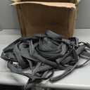 Garden Hose 100ft, Made of TPU(Not PVC), Ultra-Light & Flexible Water Hose, Non-Shrinking, Easy to Store, Drinking Water Safe Material, All-weather, Black&Gray