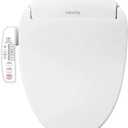 Novita BD-N310T Digital Toilet Bidet Toilet Seat Hot Water Nozzle, Stainless Steel, Auto Cleaning Brush, Dry Function A Seat Heating 220V White Simple English User Guide