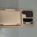 Vizvera for Samsung Galaxy S25 Ultra Case Wallet RFID [Cards Holder][Camera Cover][Edge Raised] Full Body Rugged Shockproof Silicone Protective Phone Case for Galaxy S25 Ultra 6.9" (Champagne Gold)