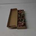 Floroom 5pcs Light Taupe Faux Silk Mums Artificial Flowers, Bulk Fake Small Mini Chrysanthemums with Stems for DIY Wedding Centerpieces Floral Arrangements Vase Fillers Home Decorations