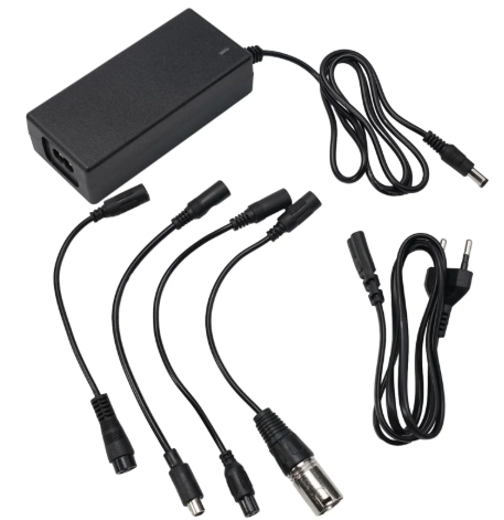 42V 2A Battery Charger, Universal Power Supply Adapter Portable for 36V Lithium Battery Power 