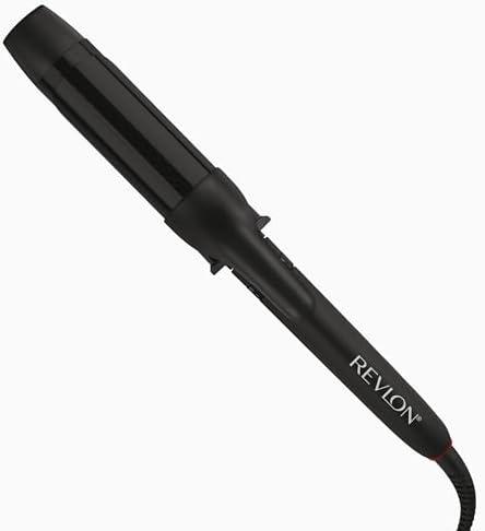 REVLON SmoothStay Coconut Oil Infused Hair Curling Iron - Barrel Curling Iron 1 ½ Inch for Loose Curls, Shinier, Visibly Smoother Hair (1 ½ in)