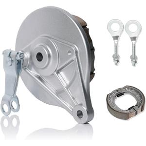 JMCHstore Rear Drum Brake Cover Shoe Kit w/Chain Tensioner for Baja Massimo MB200, Baja Heat, Mini Baja, Baja Warrior, Baja Carbon 6.5 Serengeti puma/Yukon trail puma 196cc Mini Bike