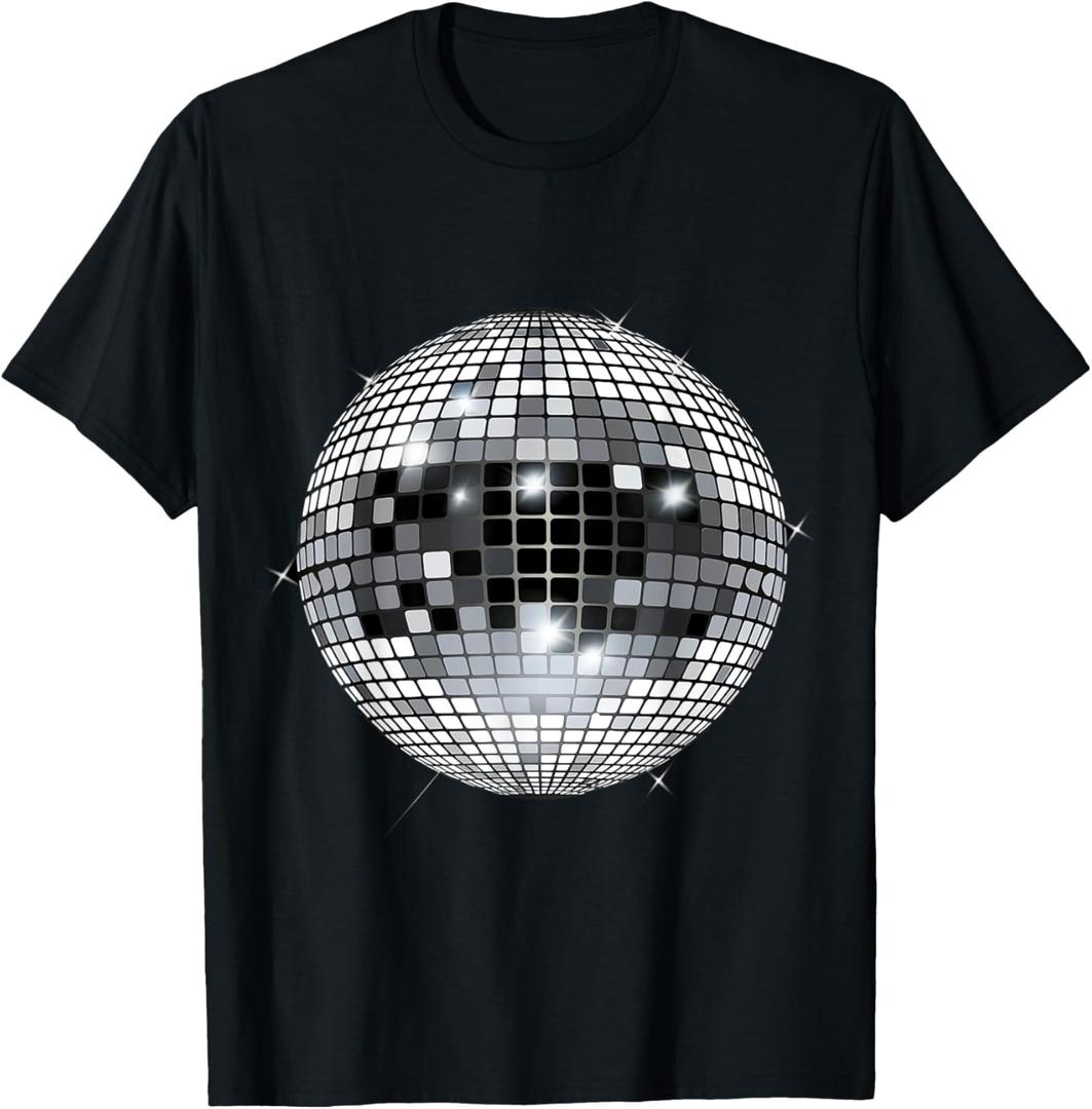 Disco Ball Vintage Retro House discoball cool party T-Shirt S