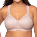 Vanity Fair Women's Medium Impact Sports Bras for Women, Breathable, Moisture Wicking, Padded Cups up to DDD (40DD)