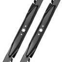 942-04244A Mower Blades for Cub-Cadet 46 Inch XT1-46 XT1 XT2 LT46 LX46 LTX1046 LTX1045, 942-04290-X Mulching Blades Replace for 742-04290-X 942-04290 742-04244, 2 Pack