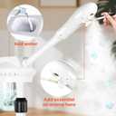 Facial Steamer Professional for Deep Cleansing and Hydration, Face Steamer for Estheticians with Adjustable Height, Spa Ozone Steamer on Wheels, Suitable for Home and Beauty Spa Salon Use
