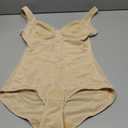 FeelinGirl Shapewear Bodysuits for Women Tummy Control Body Suits Deep V Neck Corset Body Shaper Tops (Large, Light Coffee)