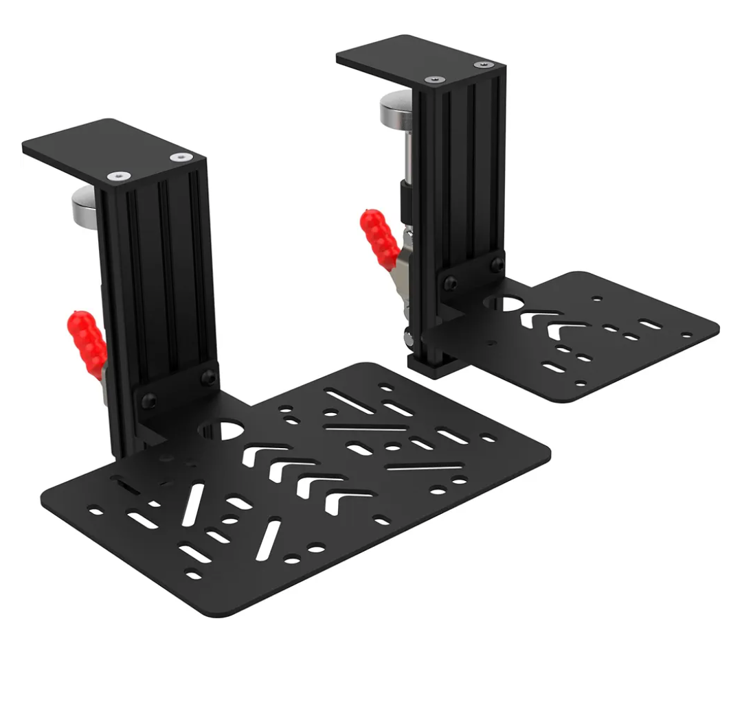 EG STARTS Desk Mount Clamp Sim Racing Wheel Stand Simulator Cockpit Wheel Stand Racing Steering Shifter Mounts for Logitech G25 G27 G29 G920 G923 Thrustmaster T248 T300 T-GT TS-PC T330TS Black