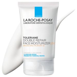 La Roche-Posay Toleriane Double Repair UV SPF Moisturizer for Face, Daily Facial Moisturizer with Sunscreen SPF 30, Niacinamide and Glycerin, Oil Free, Moisturizing Sun Protection, 3.38 Fluid Ounces