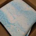Sweetcrispy Mattress Topper King, 3 Inch Thick Memory Foam Gel Infused Cooling Toppers Pad for King Size Bed, Sleeper Sofa, RV, Camper, CertiPUR US Certified, Ventilated and Breathable