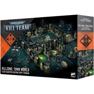 Games Workshop Killzone: Tomb World  Modular Necron Terrain Set for Kill Team with Game Board, 25 Pieces, and Customizable Layout