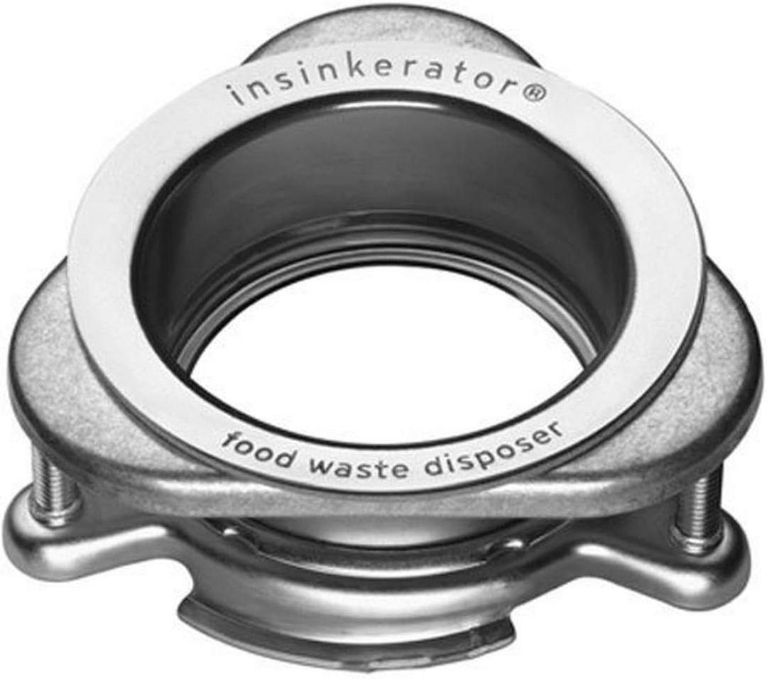 InSinkErator Quick Lock Mounting Flange, Stainless Steel, QLM-00