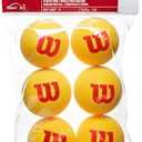Wilson Starter Foam Tennis Balls, Yellow/Red, 5 Piece
