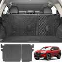 Cargo Mat Fit for 2021-2024 Nissan Rogue Cargo Liner TPE Trunk Mat All Weathear Seats Back Protector for 2021 2022 2023 2024 Nissan Rogue Accessories(Backrest Mat)