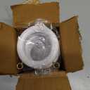 White Wooden Curtain Rod Rings | 2.5 Inch with Hooks & Hangers | Durable & Elegant Home Decor Upgrade for Living Room, Bedroom & Bathroom | Classic White Finish (1.75 INCH INNER DIA.)