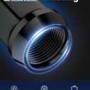 GAsupply 12x1.25 Lug Nuts Black, Closed End Bulge Acorn Lug Nuts Cone Seat 1.38" 35mm Tall 3/4" 19mm Hex, 20 Pack